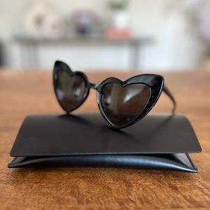 YSL LouLou Heartshaped Sunglasses